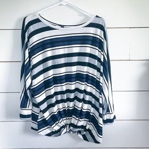 4/$25 Ann Taylor Factory Stripe Top Sz Large